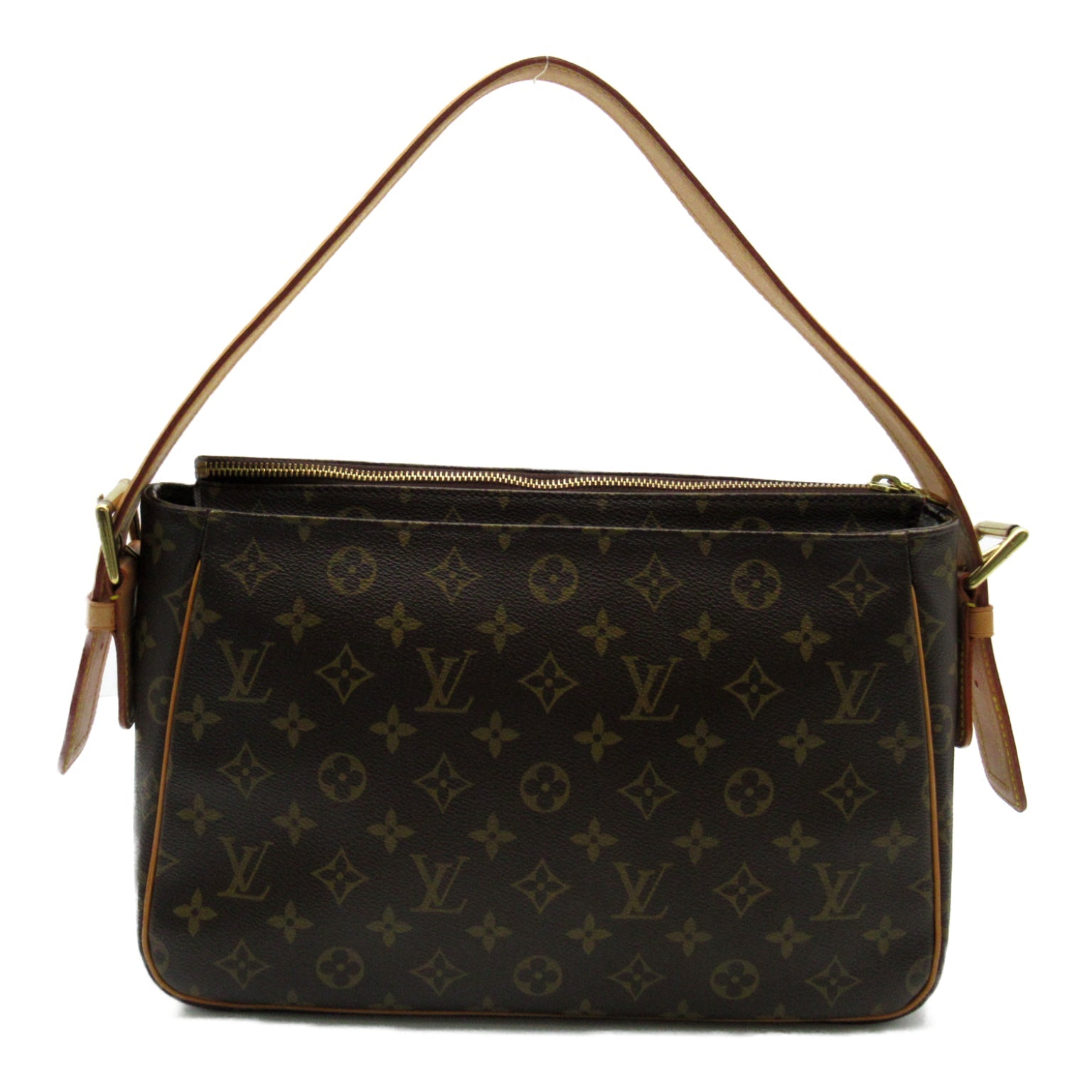 Louis Vuitton Viva City GM Shoulder Bag PVC Coated Canvas Monogram  Brown M51163