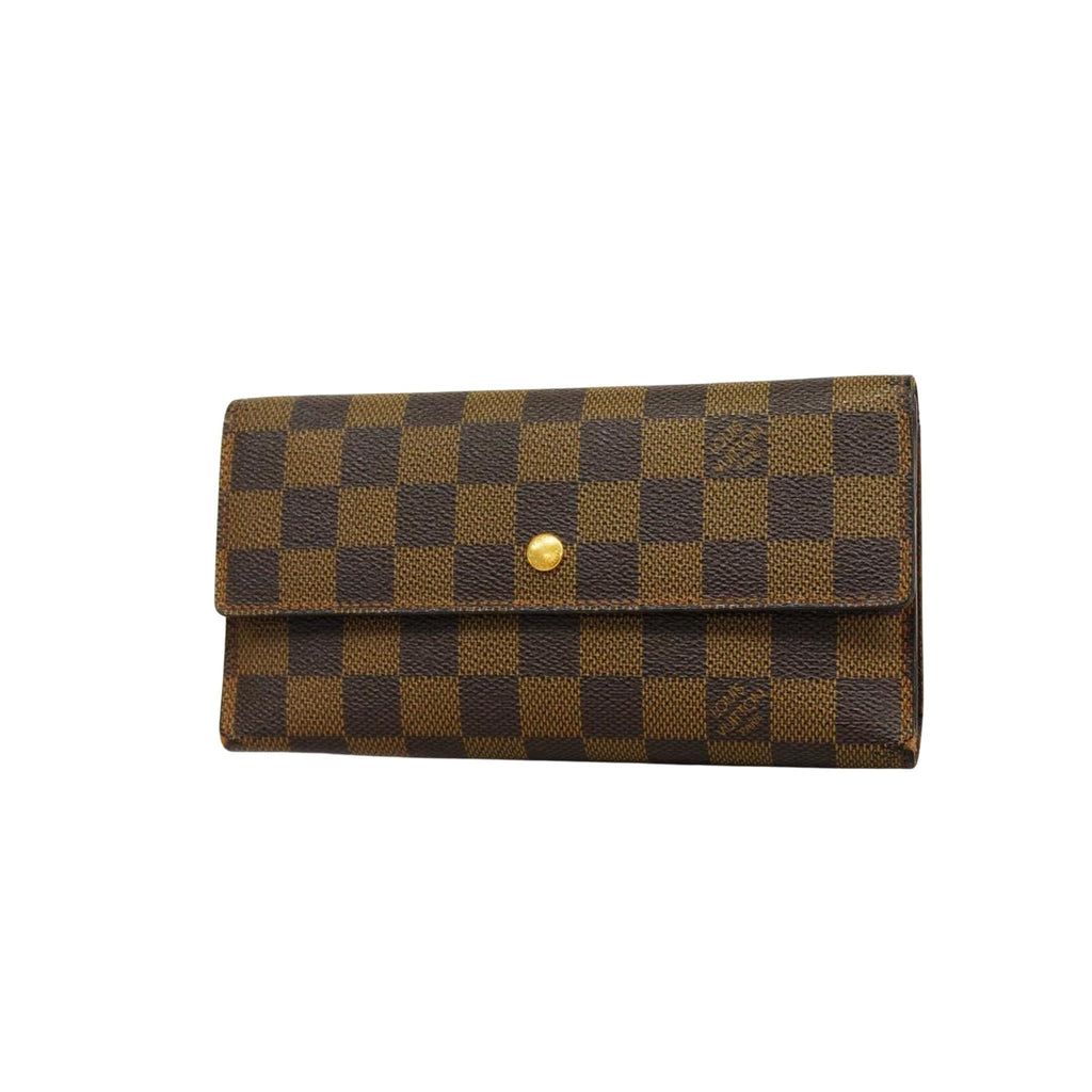 Louis Vuitton Portefeuille Sarah  Canvas Wallet  ()