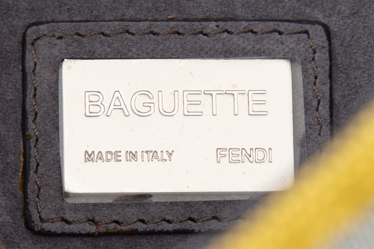 Fendi Multi Color Sequins Baguette