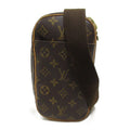 ルイ・ヴィトン LOUIS VUITTON ポシェット ガンジュ ウエストバッグ ウエストバッグ ボディバッグ バッグ PVCコーティングキャンバス モノグラム レディース ブラウン系 M51870 【中古】｜BRANDOFF