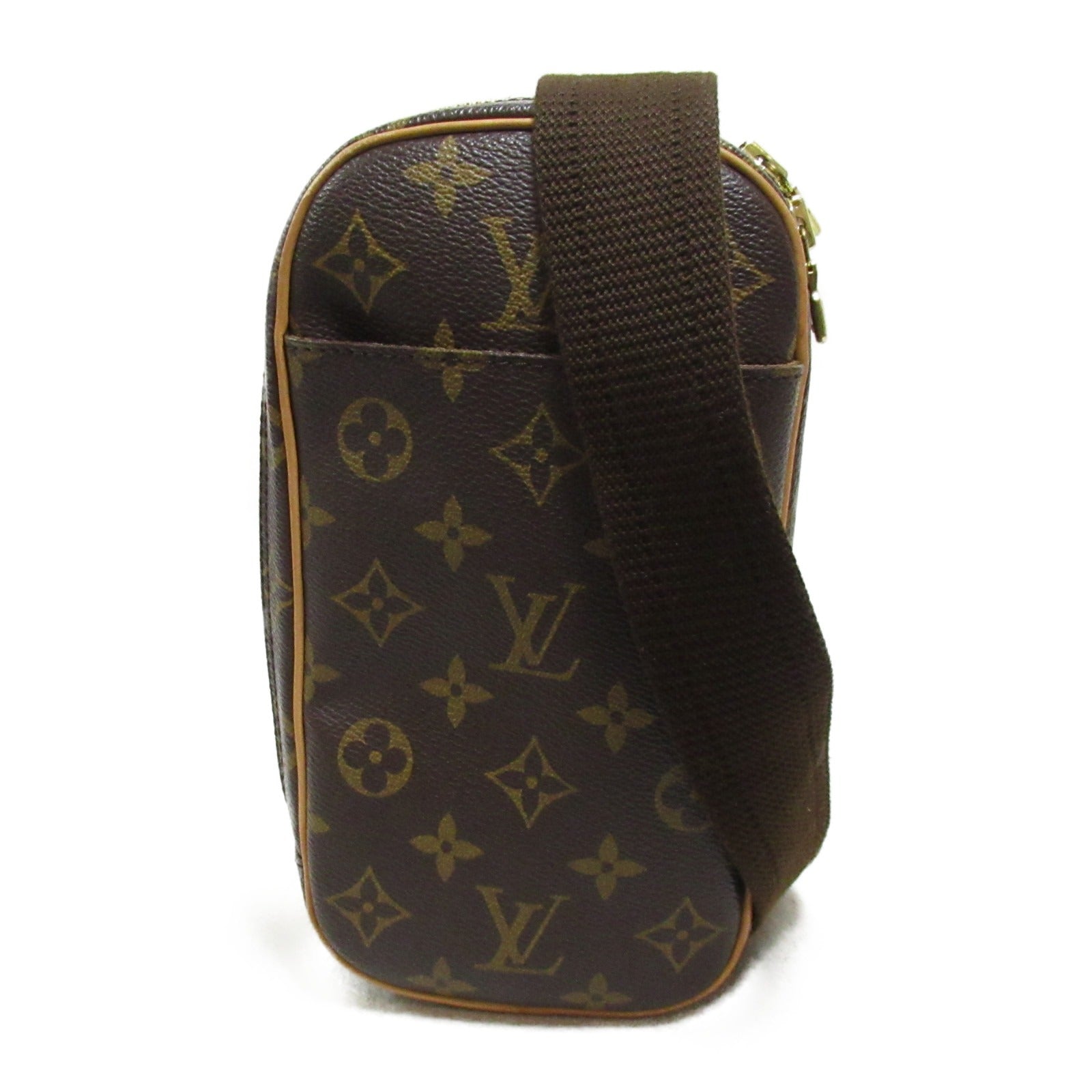 ルイ・ヴィトン LOUIS VUITTON ポシェット ガンジュ ウエストバッグ ウエストバッグ ボディバッグ バッグ PVCコーティングキャンバス モノグラム レディース ブラウン系 M51870 【中古】｜BRANDOFF