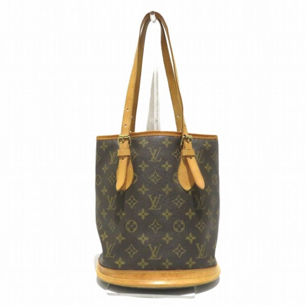 Louis Vuitton Monogram Petit Bucket Tote Bag