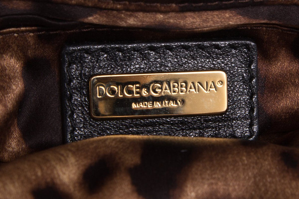 Dolce & Gabbana Beige Lace Clutch