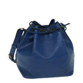Louis Vuitton Epi Petit Noe Shoulder Bag Blue