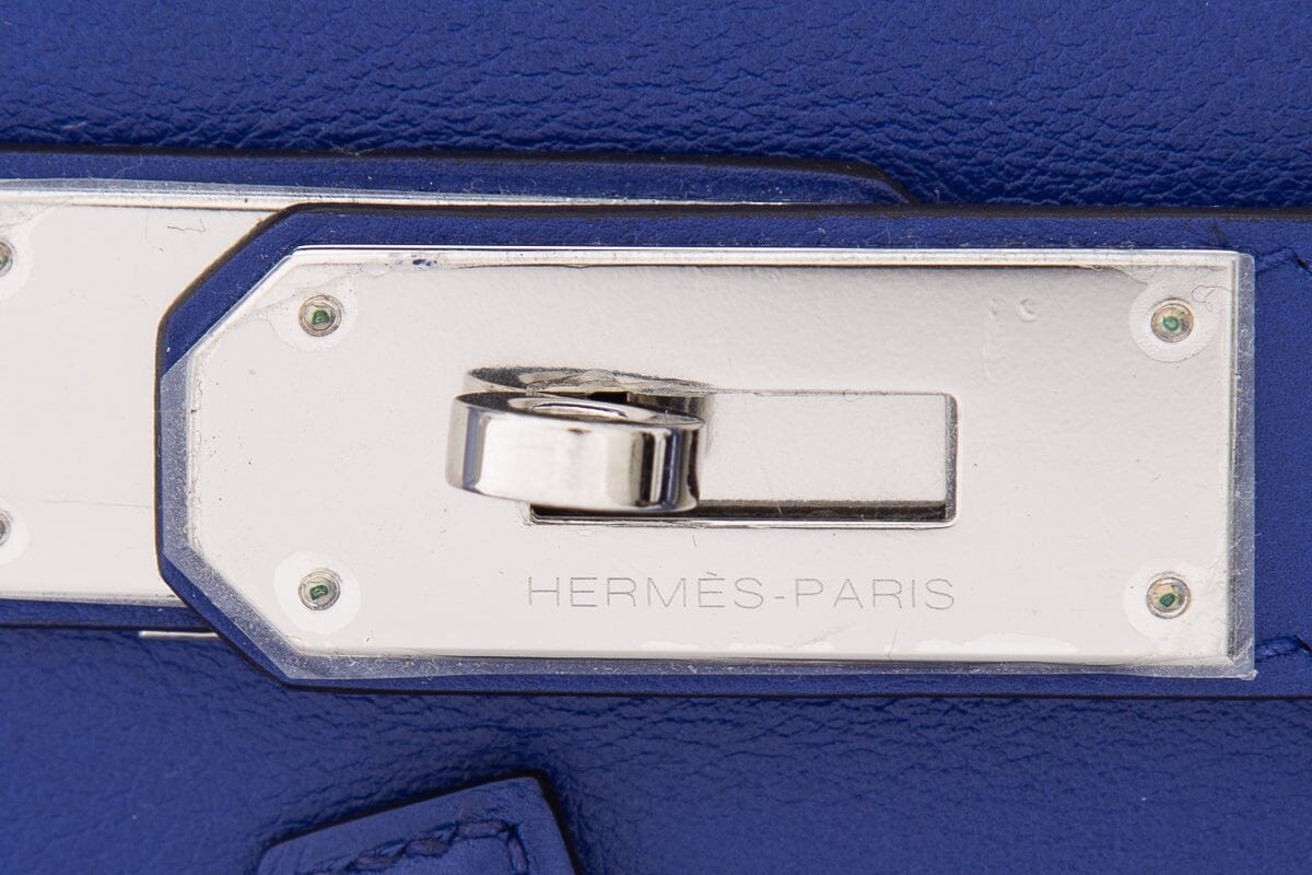 HermÃƒÆ’Ã‚Â¨s 2012 Swift Kelly Lakis 40 cm in Electric Blue