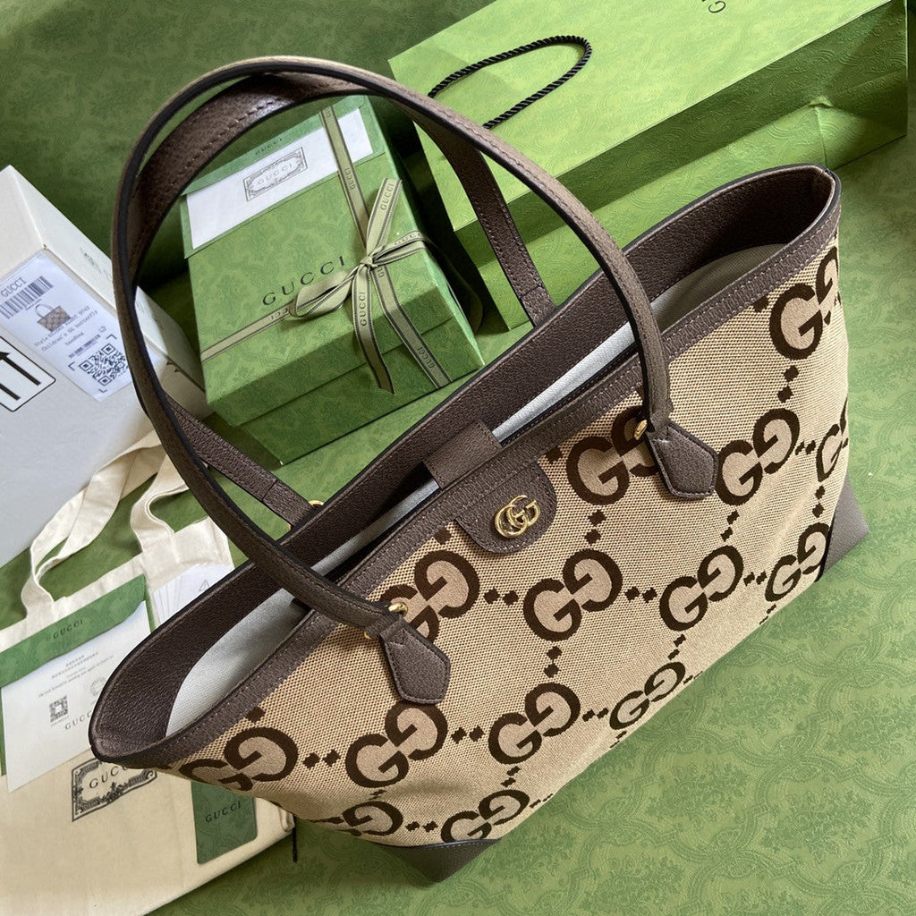 Glami OphiGLAMIa Jumbo Glami MeGLAMIum Tote Camel And Ebony Jumbo Canvas For Women 15in/38cm Glami