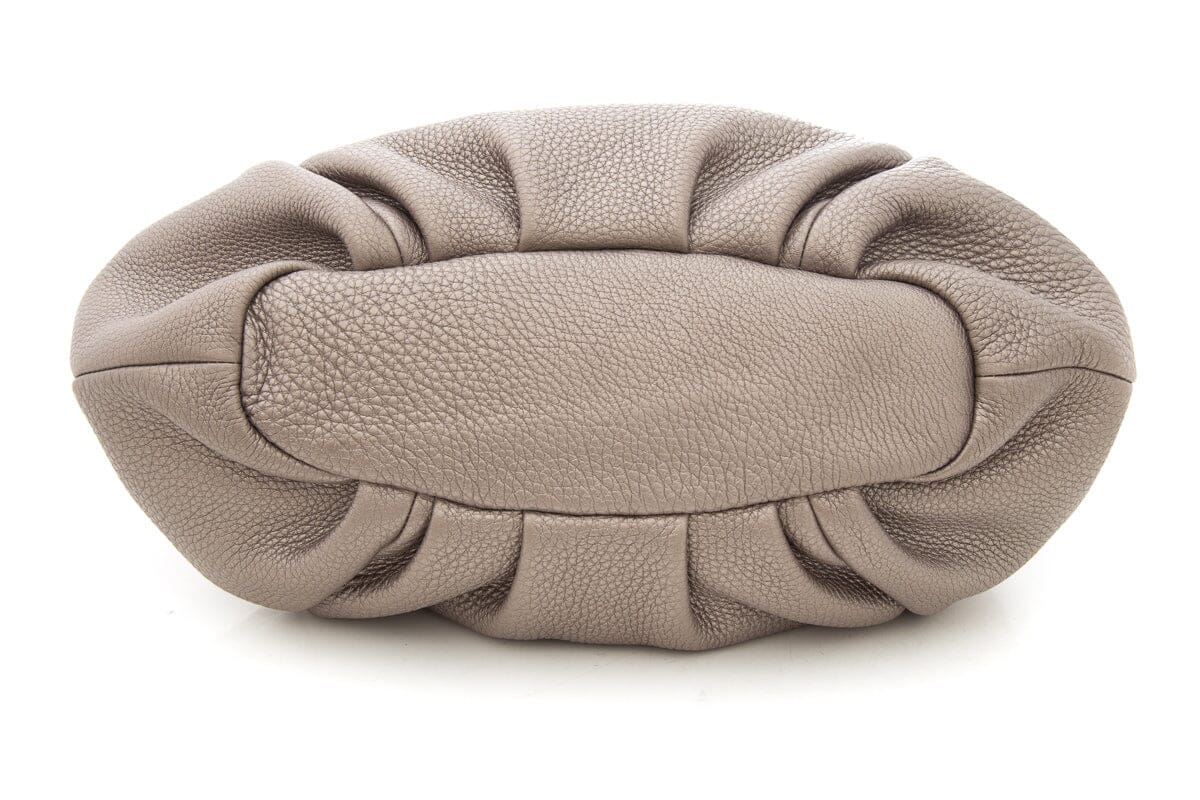 Fendi Taupe Leather Handbag