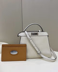 FI GlamI ISeeU MeGLAMIum White For Women, Handbags, Shoulder Bags 13.1in/33.5cm FF