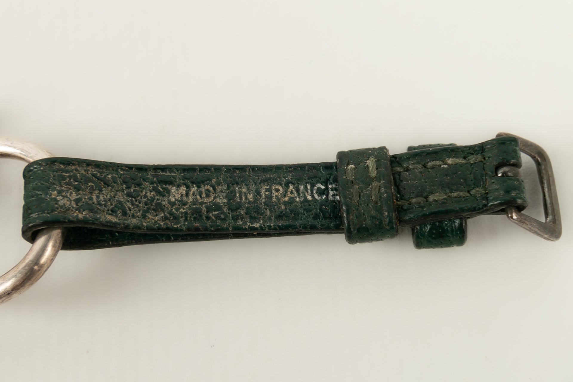 Bracelet en cuir et argent HermÃƒÆ’Ã‚Â¨s