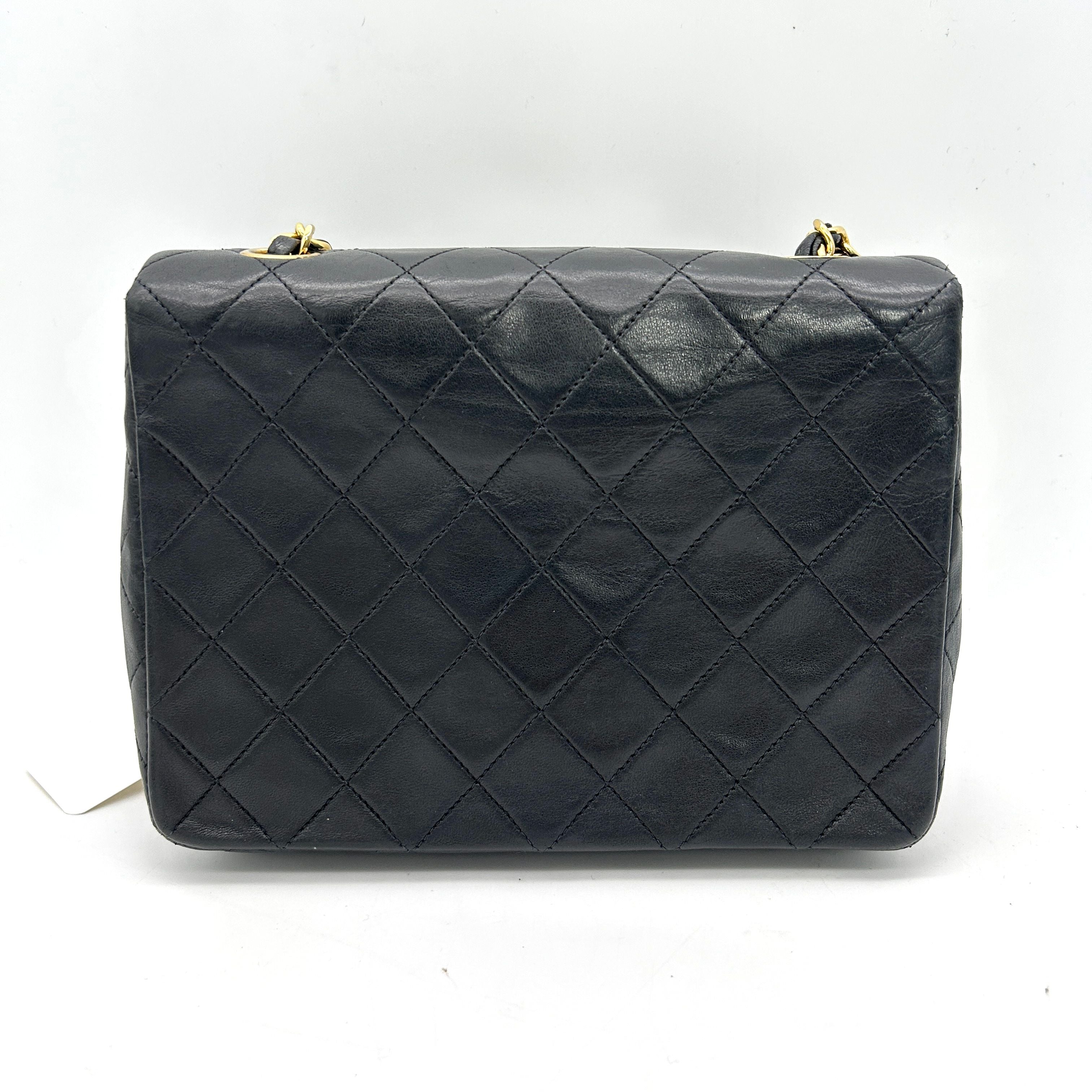 Pre-owned Chanel Classic Mini Square Flap Bag - Black Shoulder Bags, Handbags ch63346cc