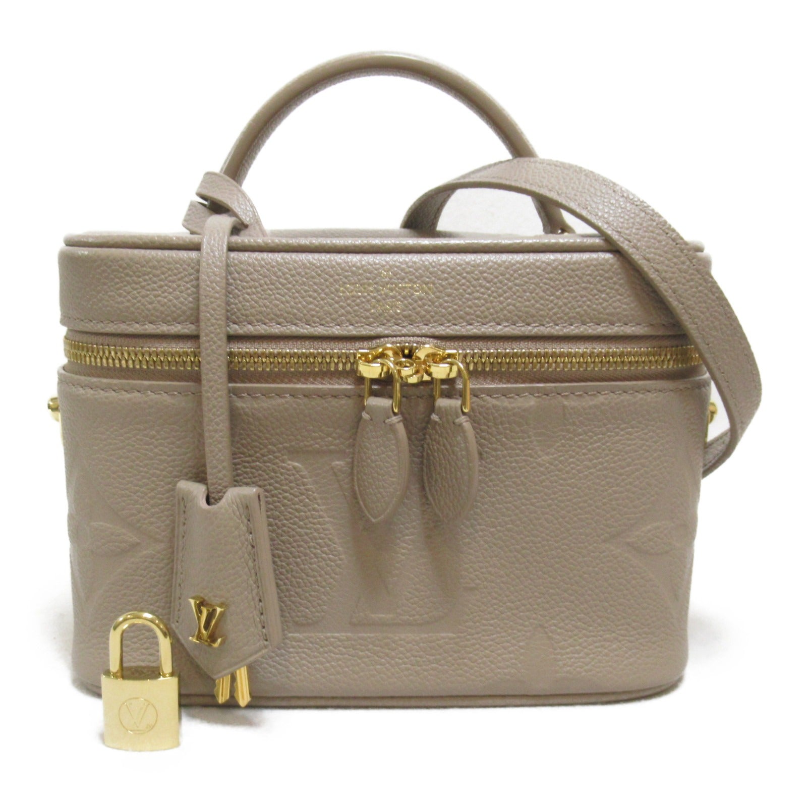 Louis Vuitton Vanity PM2w Shoulder Bag 2way Shoulder Bag Leather Monogram Emplant  Grey M45608