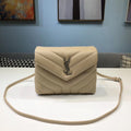 YSSL Loulou Mini Shoulder Bag White For Women 7in/18cm YSL