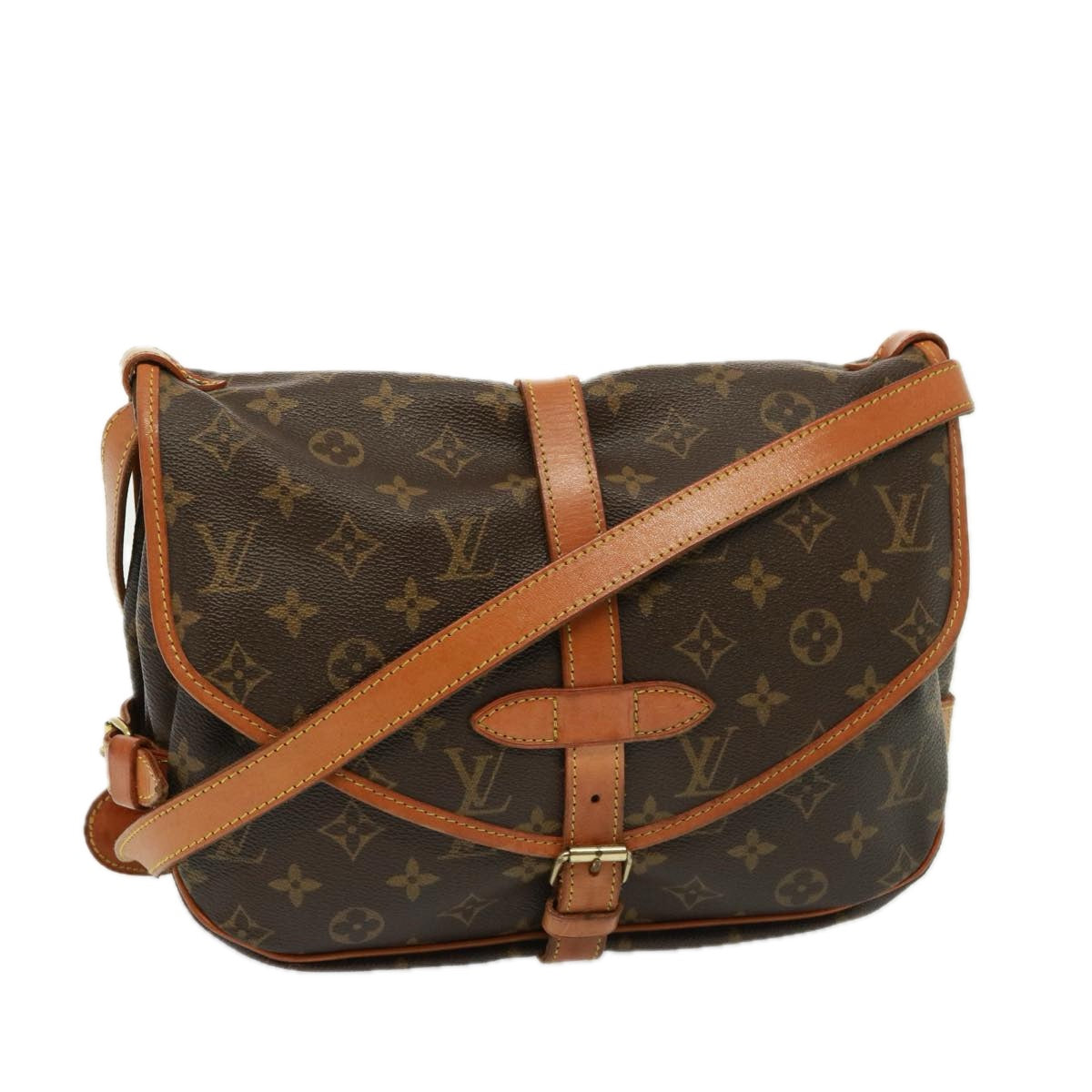 Louis Vuitton Monogram Saumur 35 Shoulder Bag