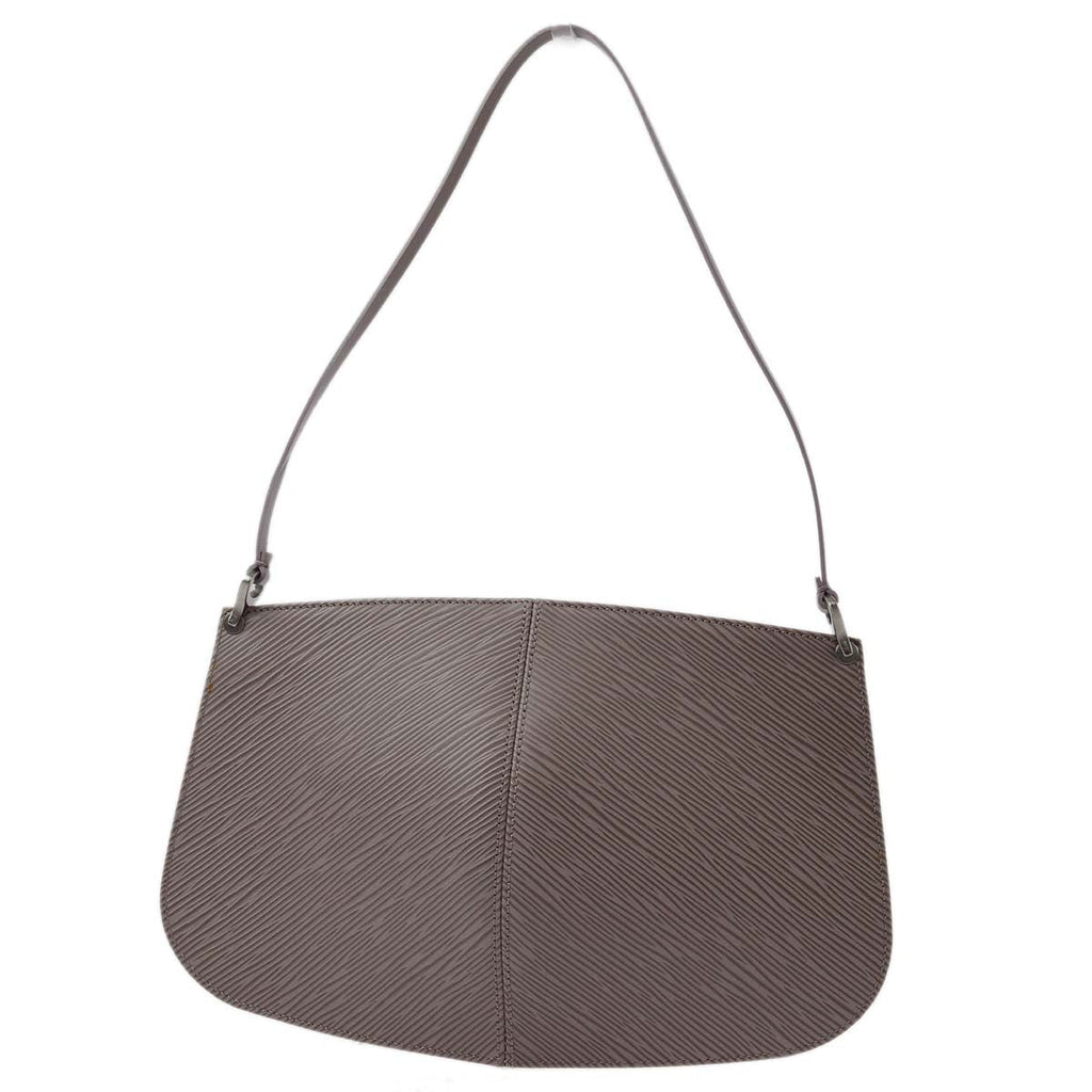 Louis Vuitton 2001 Purple Epi Pochette Demi-lune Handbag M5262B