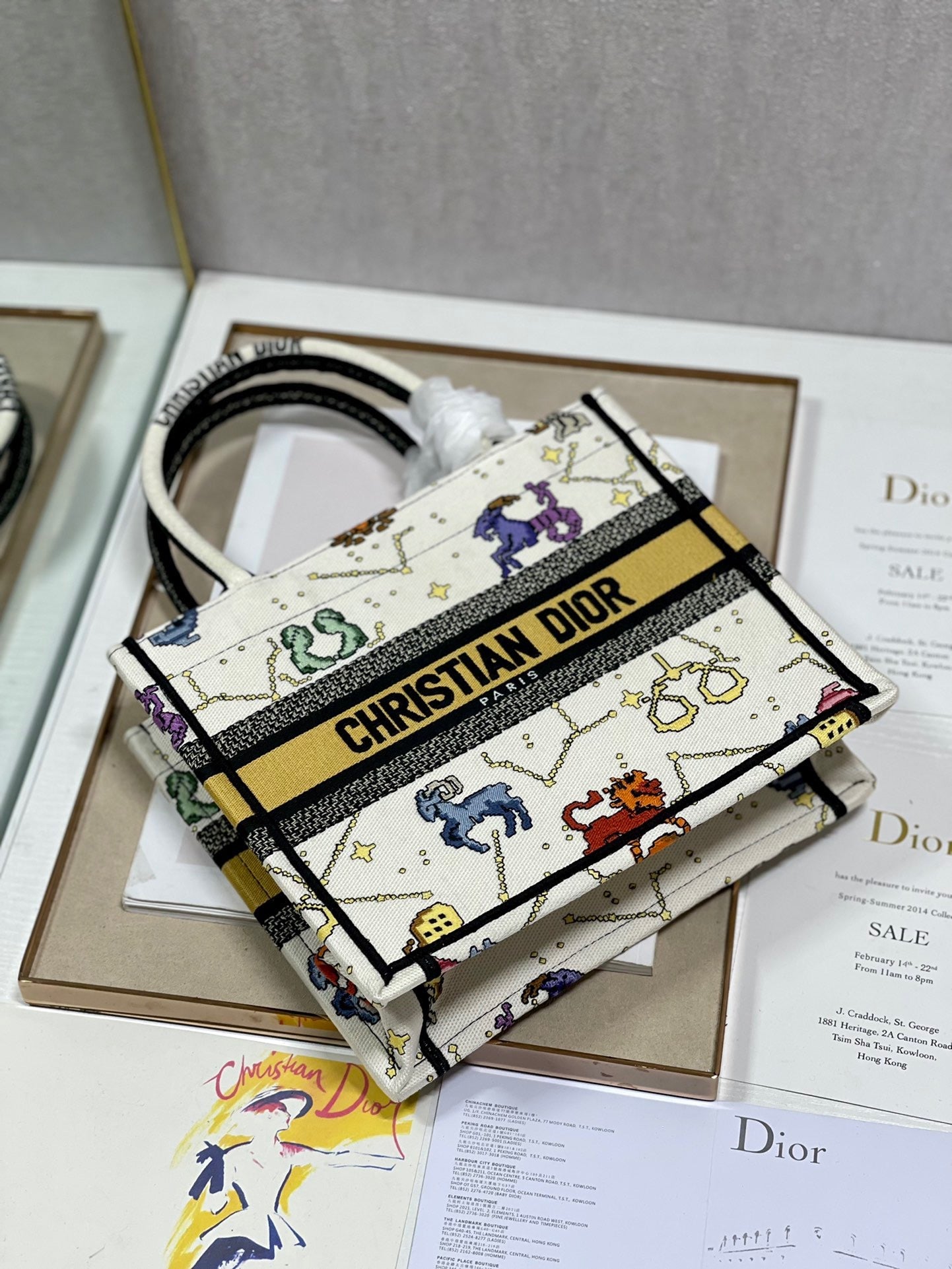 GLAMI Small Book Tote white, For Women, WomenÃ¢â‚¬â„¢s Handbags 26.5cm/10.5in CD M1265ZRTY_M941