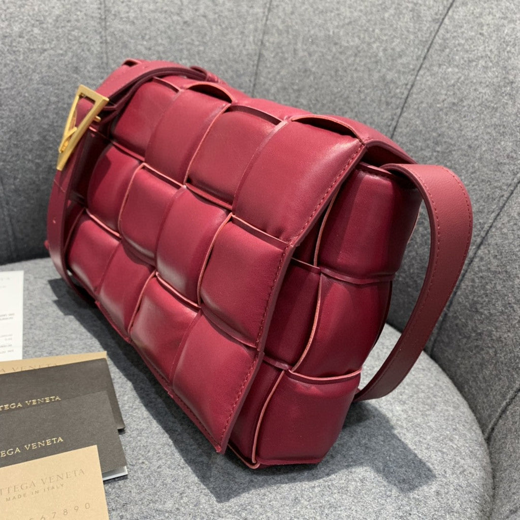 GLAMI Padded Cassette Bag For Women 10.2in/26cm In Dark Red 591970VCQR16358