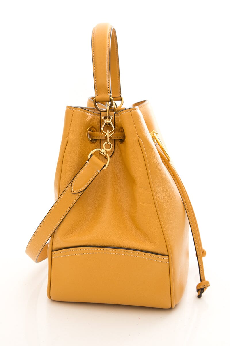 Mulberry HAMPSTEAD Mustard Bucket Bag