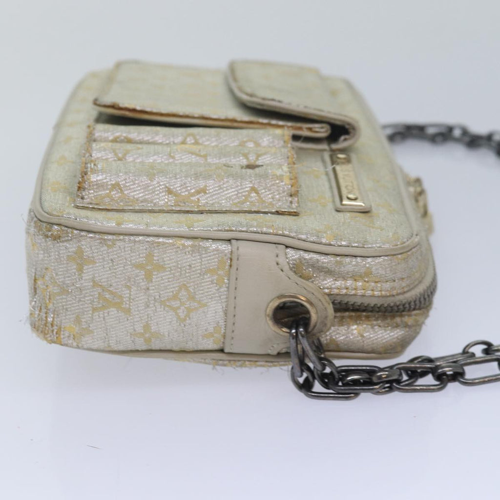 Louis Vuitton Monogram Shine Chain Mckenna Bag Silver