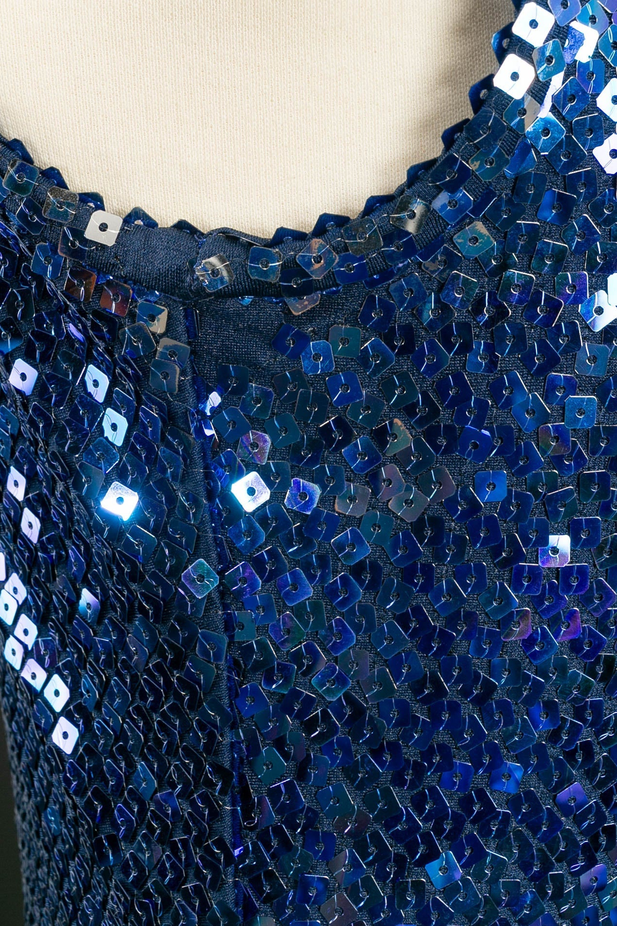 Gilet bleu ÃƒÆ’Ã‚Â  sequins Chantal Thomass
