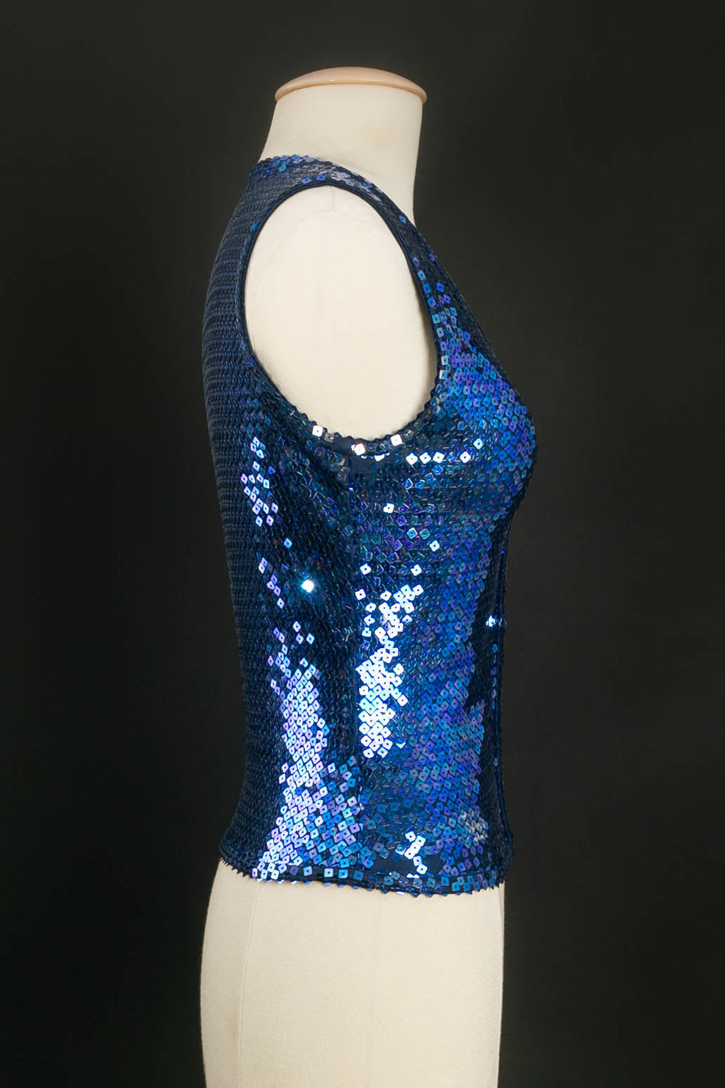 Gilet bleu ÃƒÆ’Ã‚Â  sequins Chantal Thomass