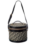 Dior Navy Trotter Canvas Vanity Bag ( )