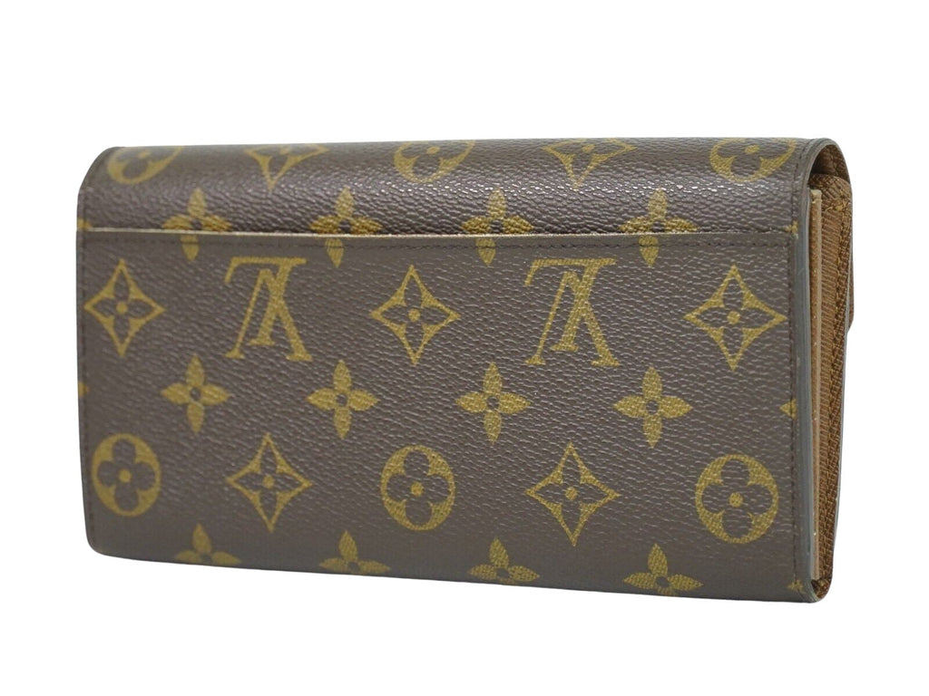 Louis Vuitton Portefeuille Sarah  Canvas Wallet