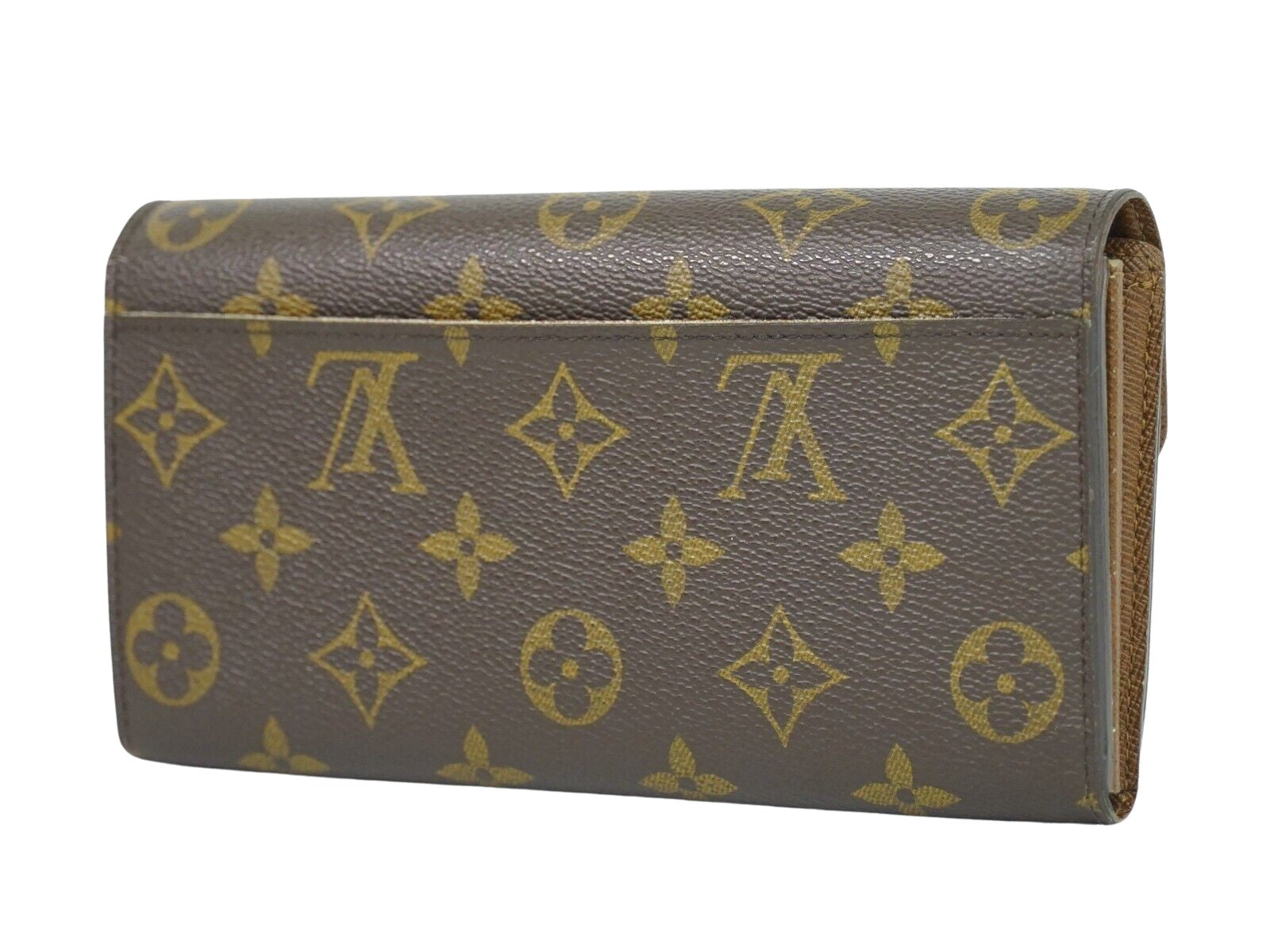 Louis Vuitton Portefeuille Sarah  Canvas Wallet
