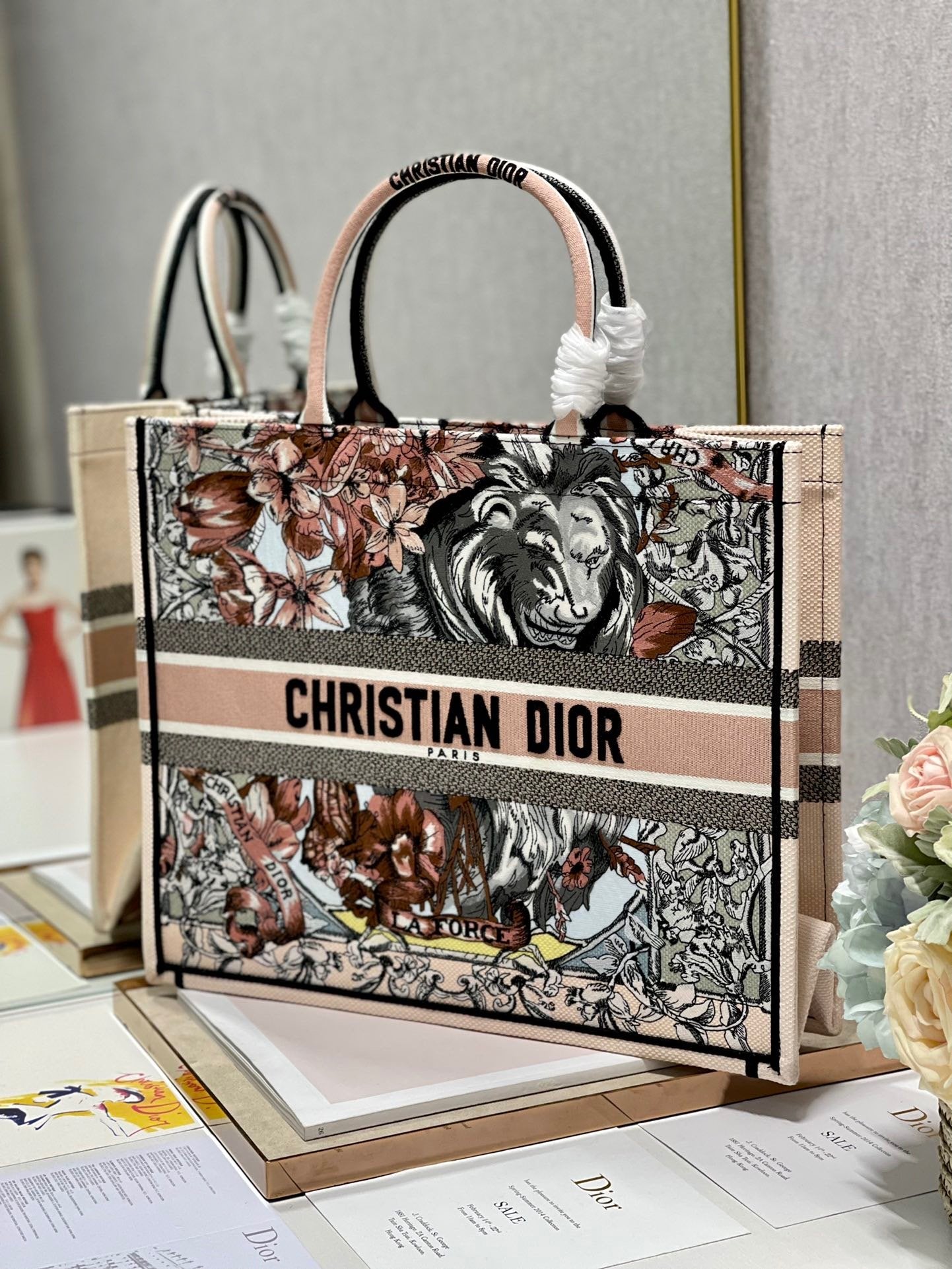GLAMI Large Book Tote Multicolor, For Women, WomenÃ¢â‚¬â„¢s Handbags 16.5in/42cm CD M1286ZFOR_M884