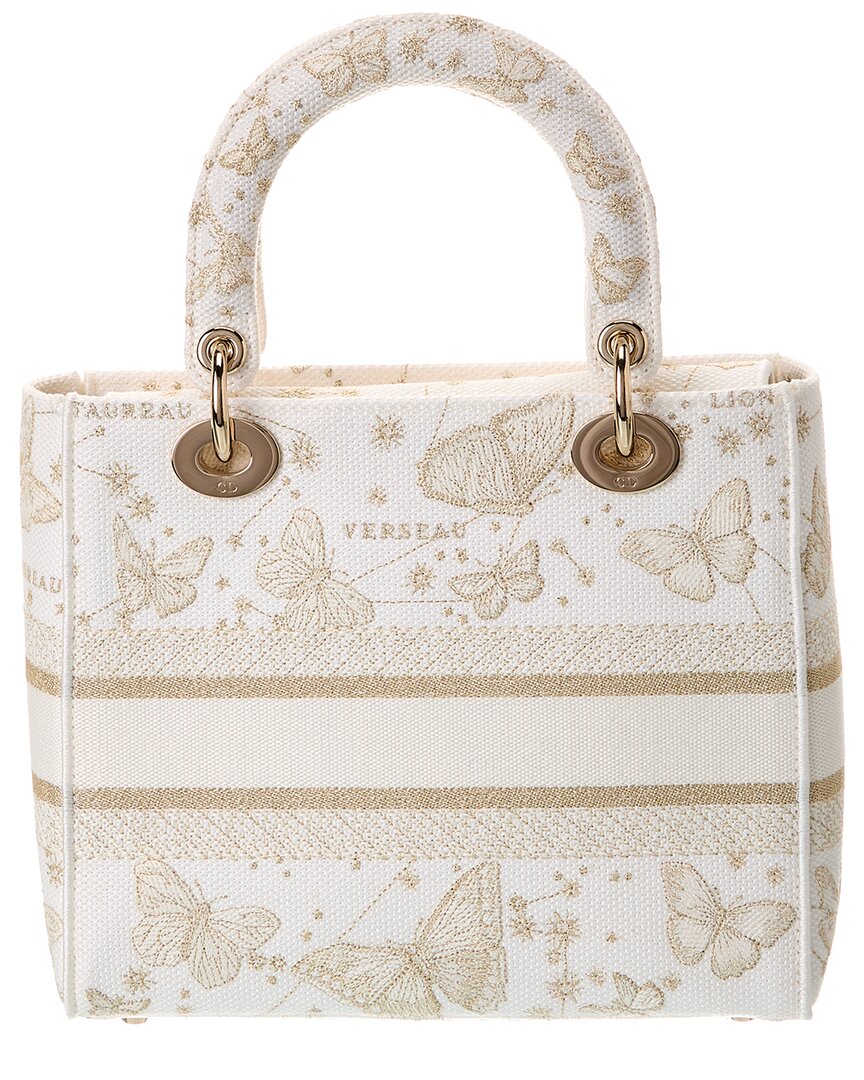 Dior Lady Dior Canvas Tote