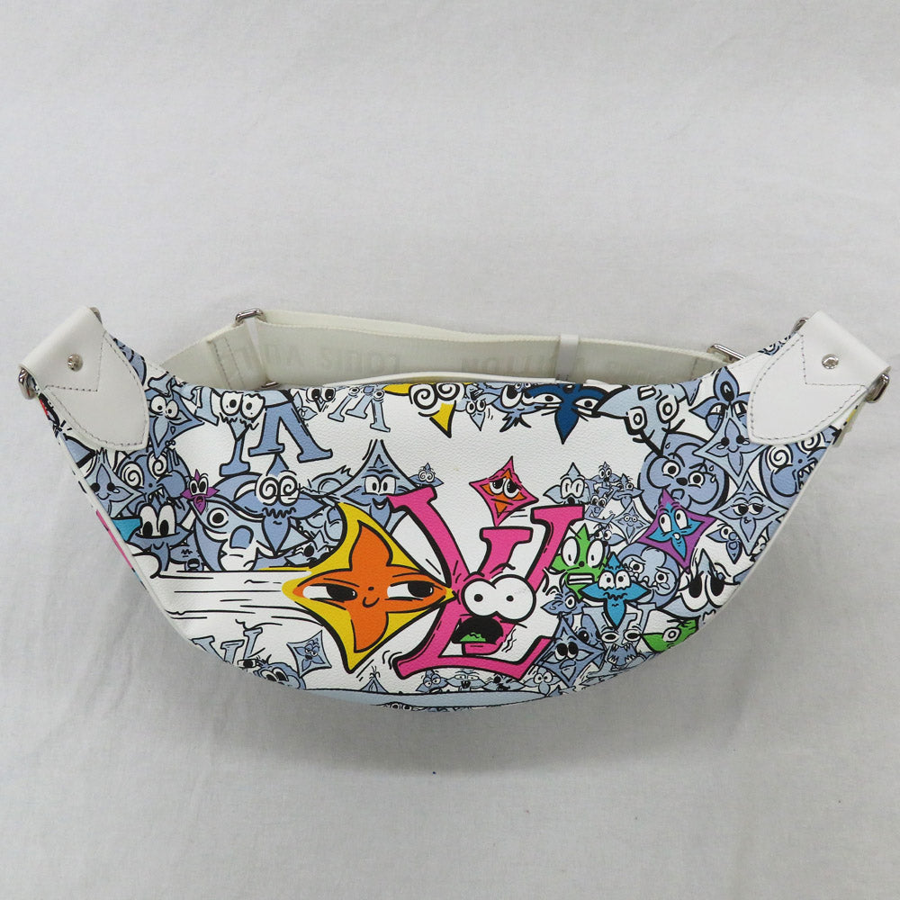 Louis Vuitton Multi Pochette M21853 Monogram Comic 2023 Supreme Summer  Collection Body Bag Waist Sder White Multicolor Leather Mens