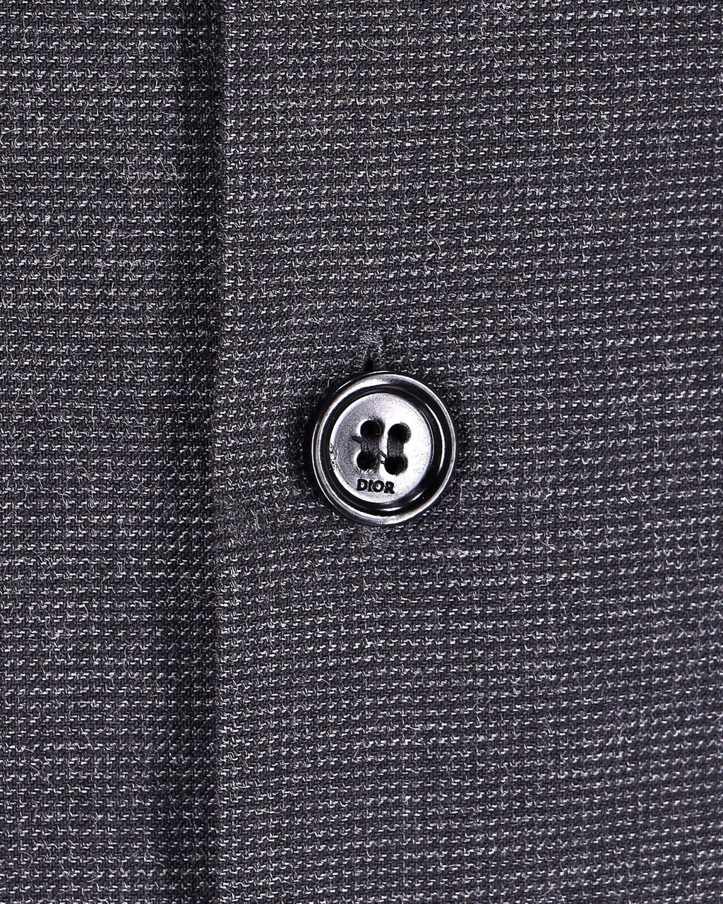 Dior Button Down Shirt in Dark Grey Laine
