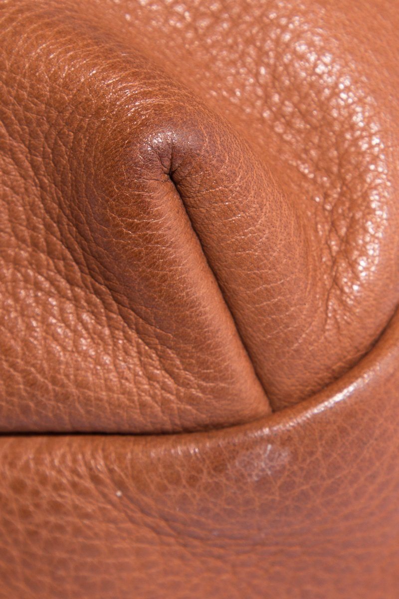 Yves Saint Laurent Brown Leather Lover Handle Bag