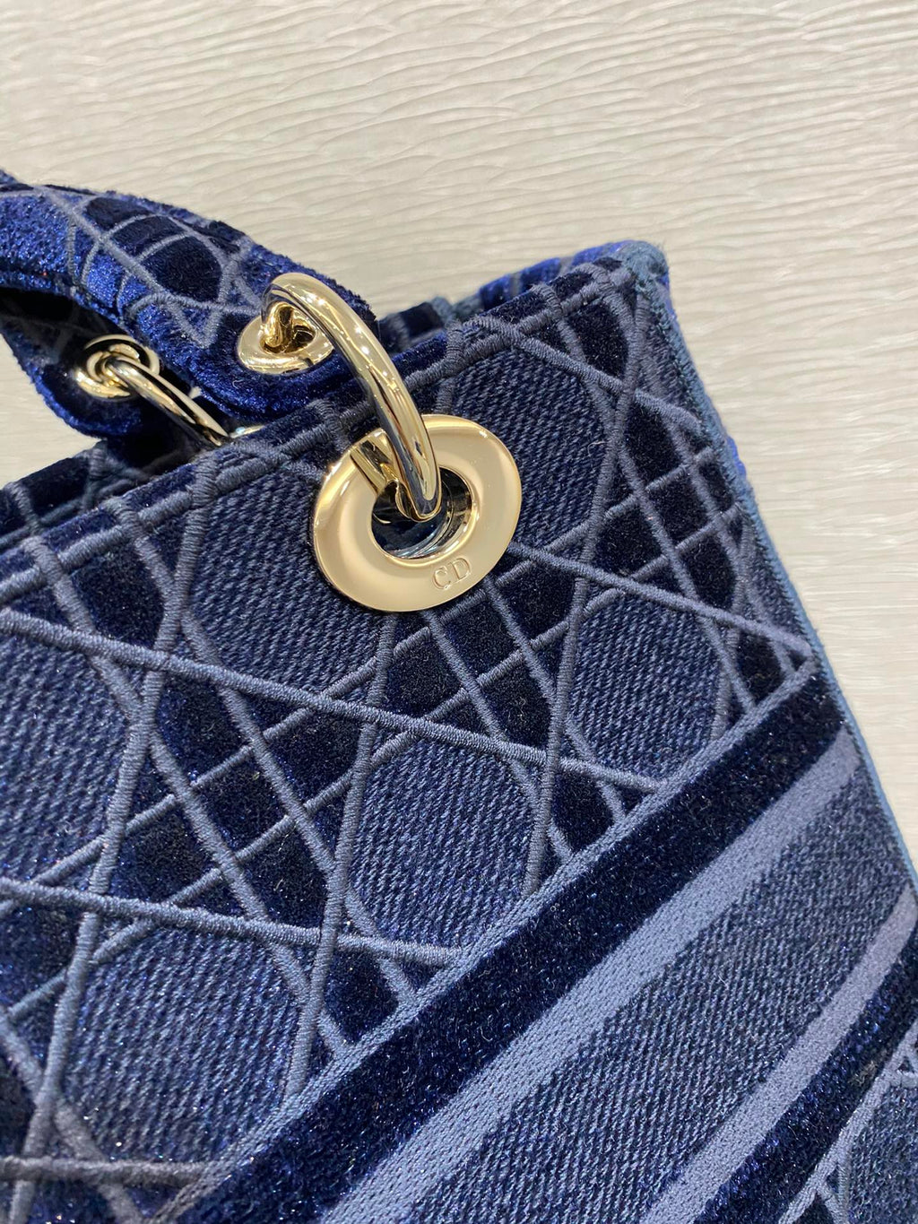 GLAMI Small Lady D-Lite Blue Bag For Women 9.5in/24cm CD