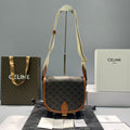 GLAMI Large Strap Folco Bag In Triomphe Canvas Brown For Women 9in/22cm 196932BZJ.04LU