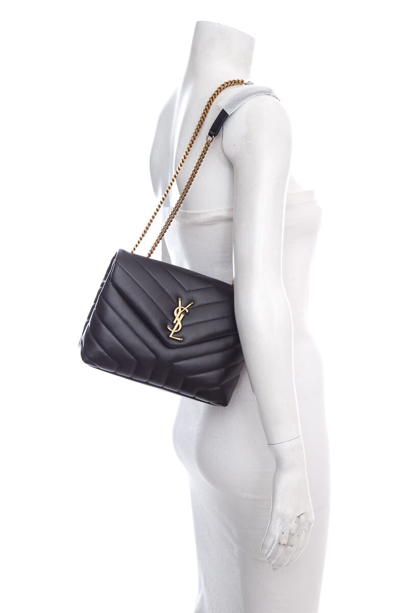 Saint Laurent Black Lou Lou Handbag