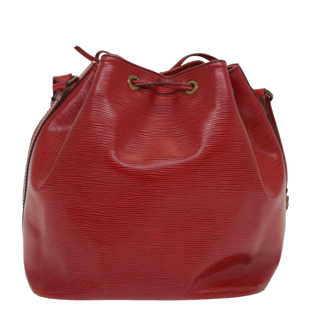 Louis Vuitton Epi Petit Noe Shoulder Bag Red