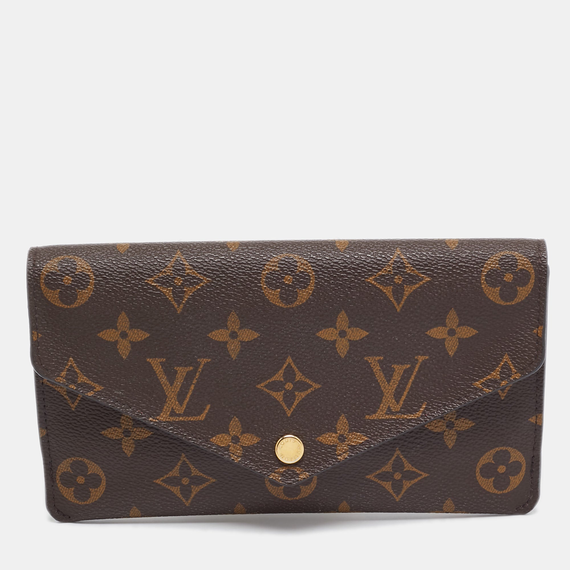 Louis Vuitton Monogram Canvas Sarah Wallet..