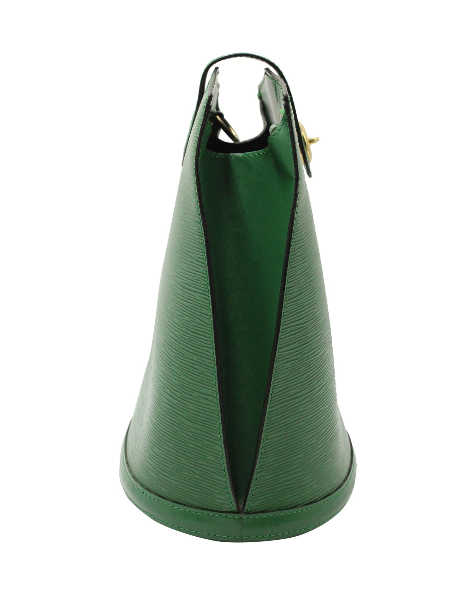 Louis Vuitton Cluny Shoulder Bag in Green Epi Leather