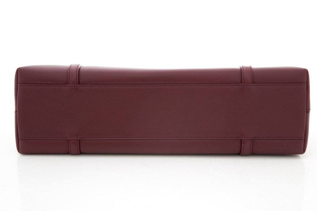 Cartier Maroon Cabochon Leather Handbag