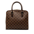 Louis Vuitton Triana Handbag N51155 Eve Brown PVC Leather  Louis Vuitton