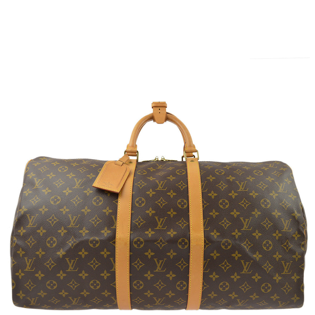 Louis Vuitton Monogram Keepall 55 Travel Duffle Handbag M41424