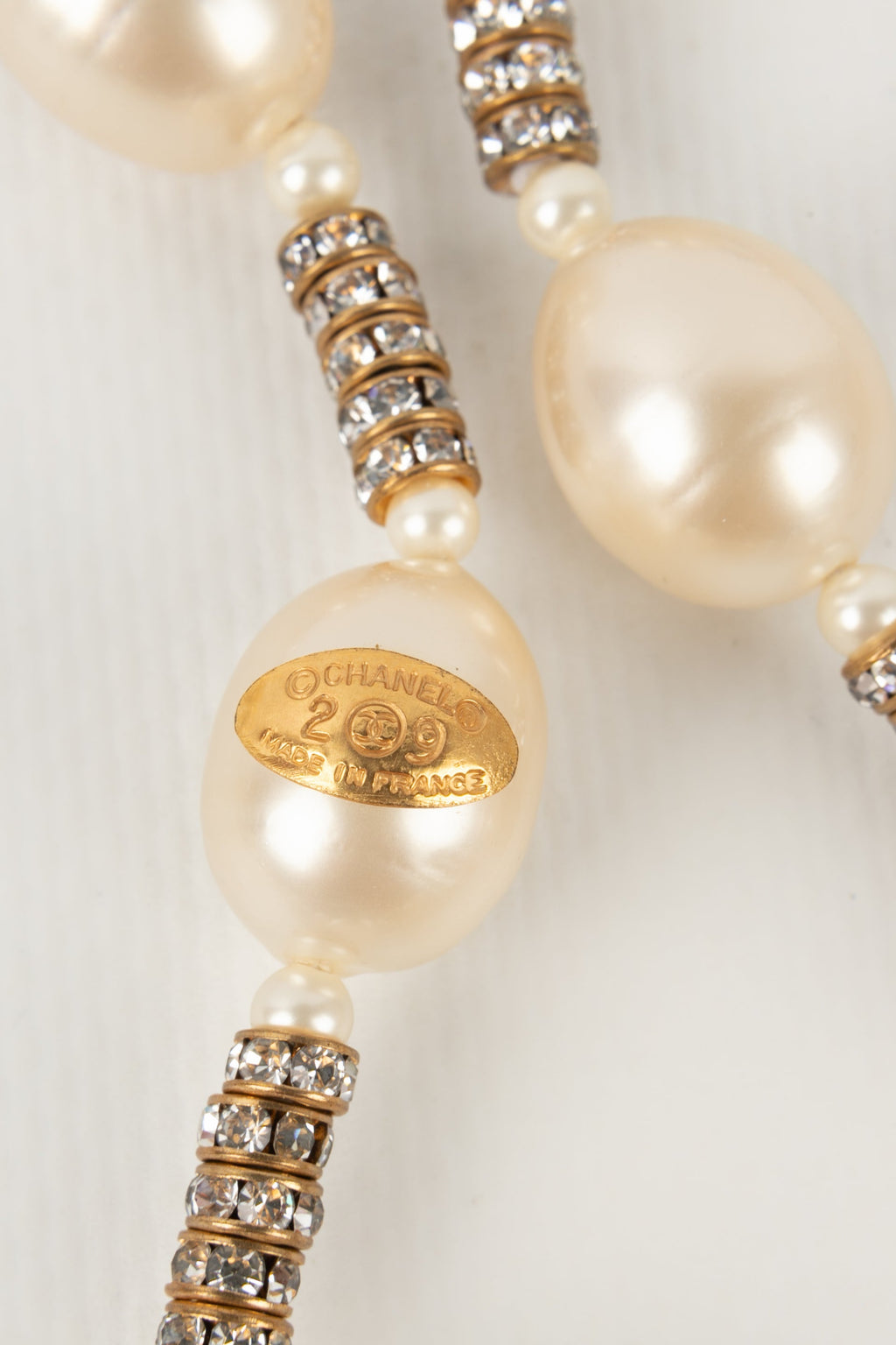 Collier de perles nacrÃƒÆ’Ã‚Â©es Chanel 1990s