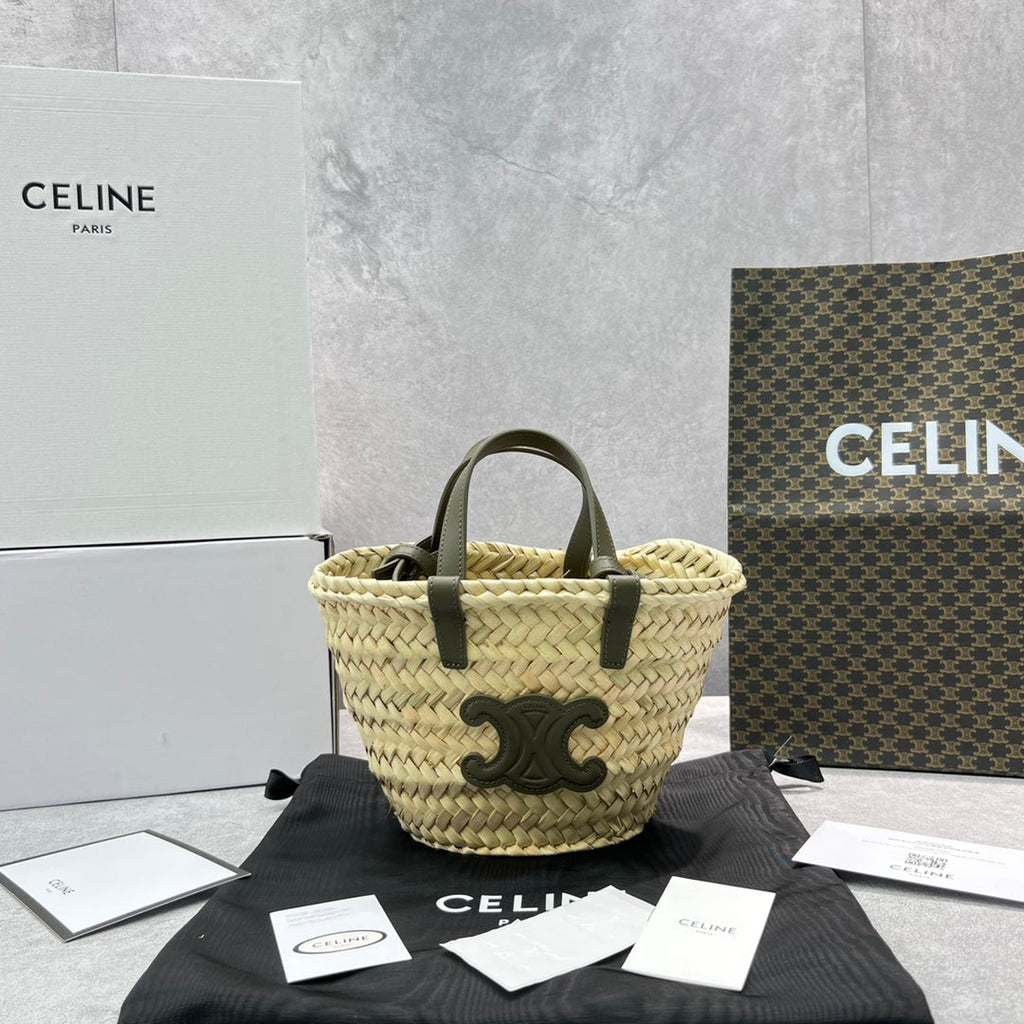 GLAMI Teen Triomphe Classic Pannier Tote Dark Green For Women 8in/20cm
