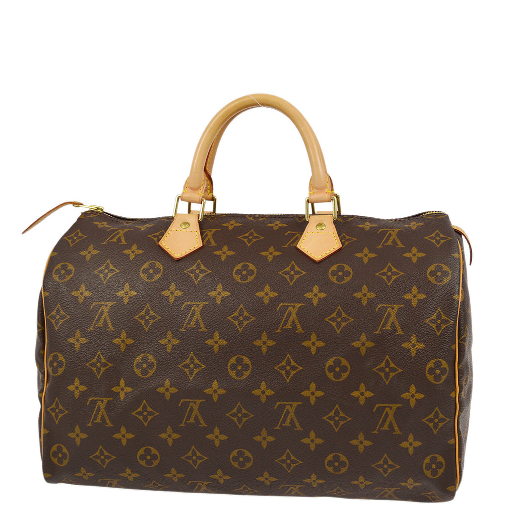 Louis Vuitton 1998 Monogram Speedy 35 Handbag M41524