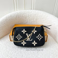 LV Mini Pochette Accessoires in Bicolour Monogram Empreinte Leather GHW