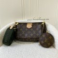 LV Multi Pochette Accessoires MPA in Monogram Canvas, Khaki Strap and GHW