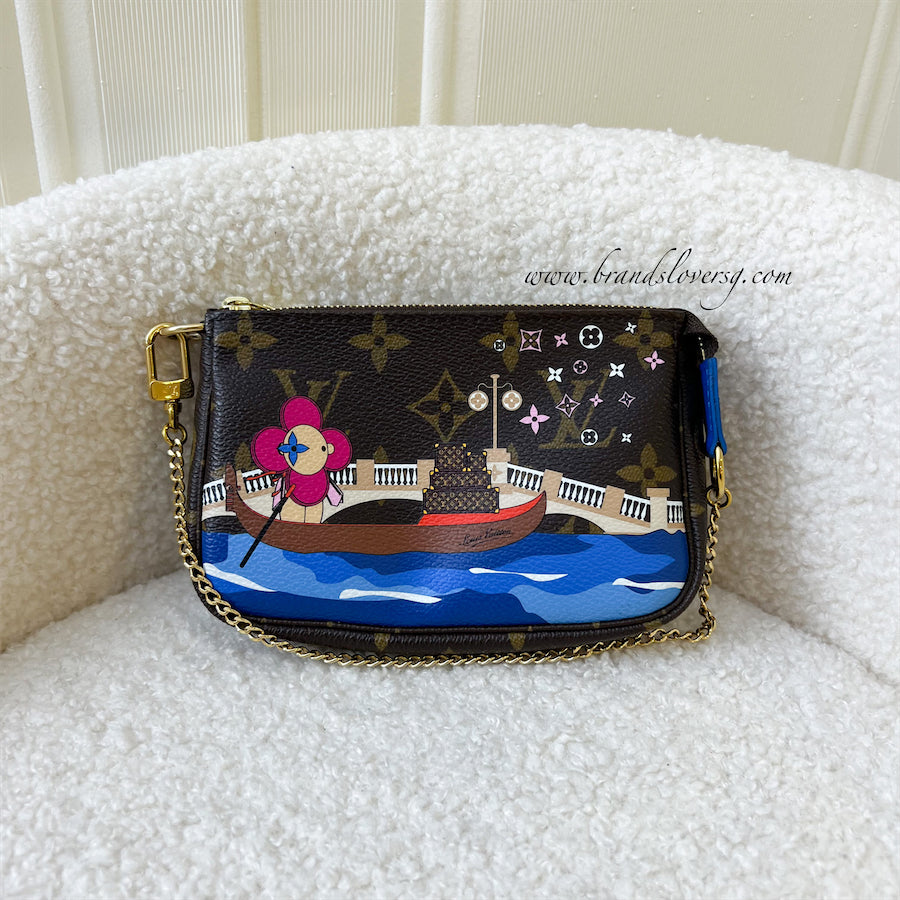 LV Mini Pochette Christmas 2019 Vivienne in Venice Monogram Canvas GHW