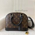 LV Alma BB World Tour in Monogram Canvas and Black Leather GHW