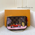 LV Mini Pochette Accessoires in Christmas 2019 Animation (Paris) Monogram Canvas