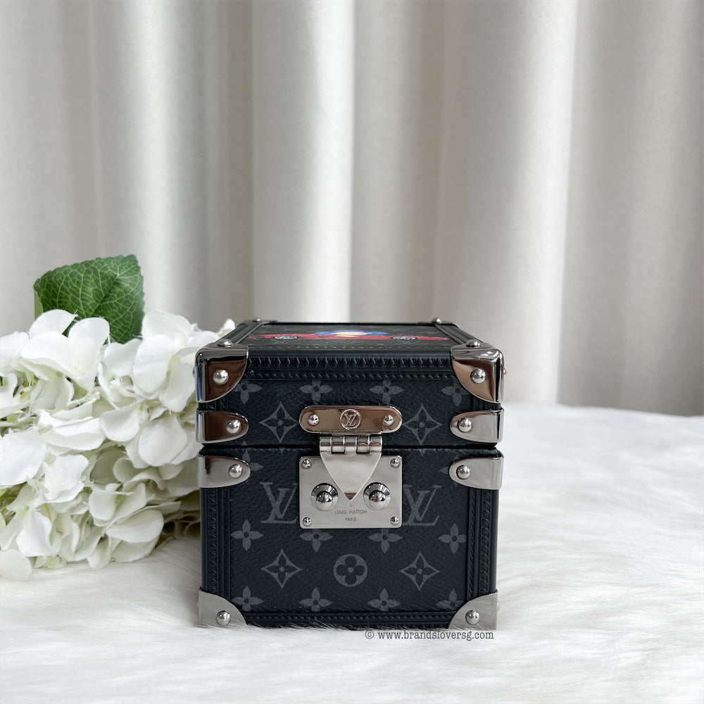 LV Limited Edition Vivienne Music Box in Monogram Eclipse Canvas GHW